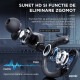 Casti Wireless fara fir Zennic® GoMax, Design Sport, Bluetooth 5.1, Rezistenta la Apa IPX6, Eliminare Zgomot, Afisaj LED, Microfoane HD, Autonomie 60h, Resigilat Casti Wireless fara fir Zennic® GoMax Resigilat