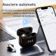 Casti Wireless fara fir Zennic® Sound Pro casti wireless audio, casti wireless alergare, cu Microfon, Control prin Atingere, Afisaj LED, Rezistente la Apa, Compatibilitate Universala